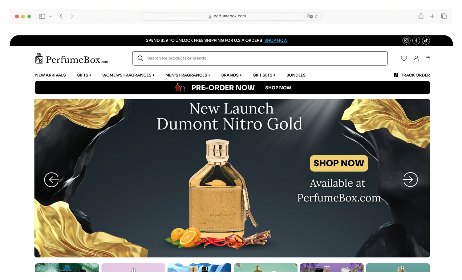 Perfumebox desktop