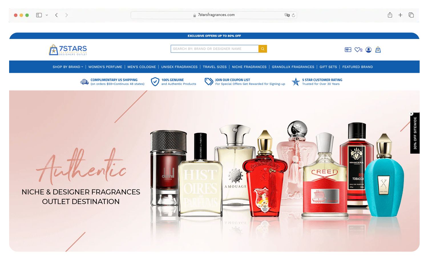 7 Stars Fragrances desktop