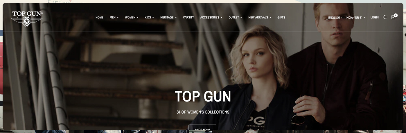 Top Gun Store full view