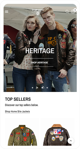 Top Gun Store mobile